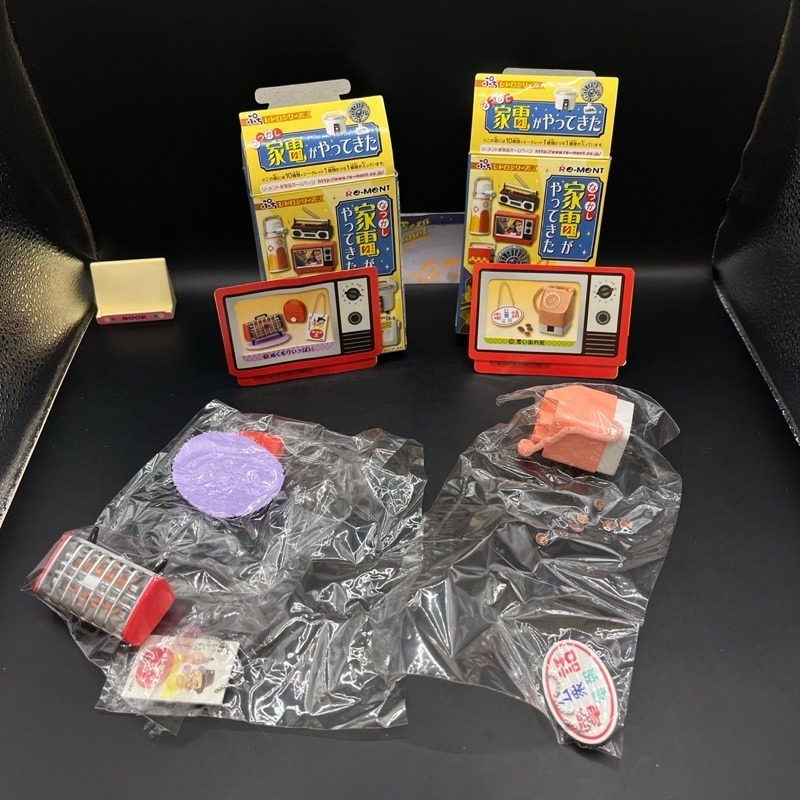 2006 re-ment 懷舊家電 全十種 電視 電話  熱水器 復古家電 食玩 盒玩-細節圖6