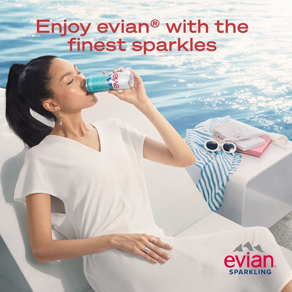 evian依雲 氣泡礦泉水(鋁罐330ml/24入)┃官方直營-細節圖6