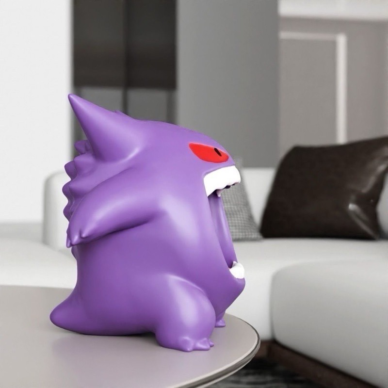 可愛耿鬼 鑰匙收納 玄關收適合作為朋友禮物可夢寶耿鬼模型 可夢寶模型落地擺件桌面收納鑰匙家居裝飾品飾朋友禮物品-細節圖3