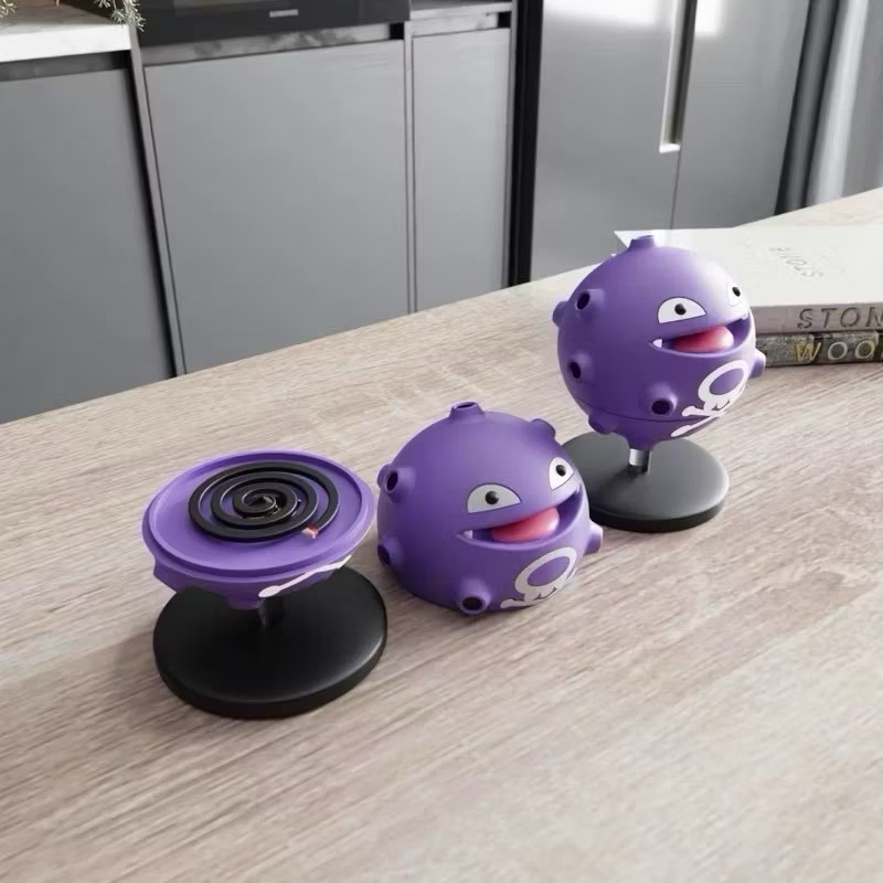 滿額折扣 安全樹脂非塑膠 創意瓦斯彈 鬼斯 七龍珠歐  香爐，蚊香盒子直徑約18 CM  附鐵盤 交換禮物 抽獎-細節圖3