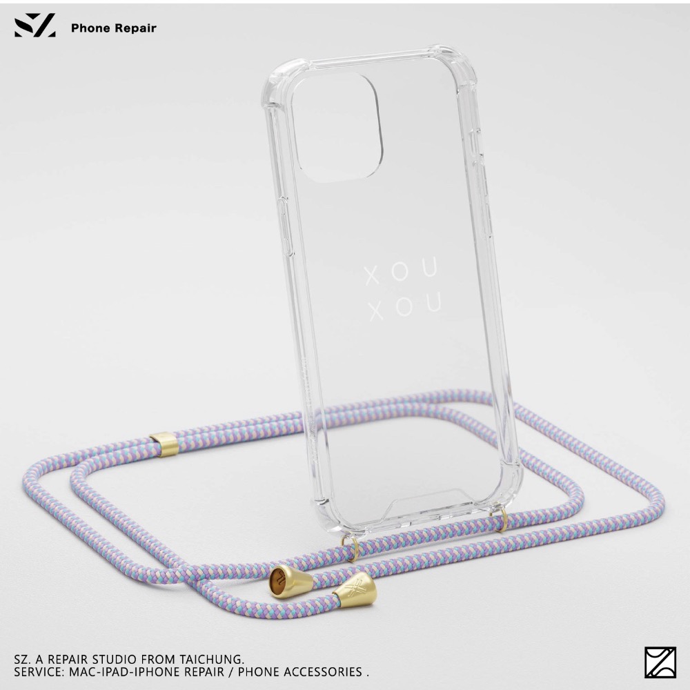 XOUXOU ❙ 全色系列 ❙ 28mm多功能手機扁帶背帶掛繩 可支援相機 掛繩手機殼 手機夾片-細節圖3