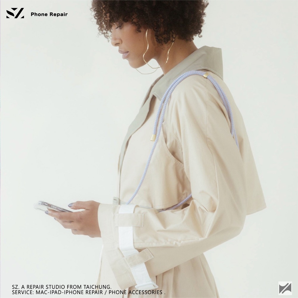 XOUXOU ❙ 全色系列 ❙ 28mm多功能手機扁帶背帶掛繩 可支援相機 掛繩手機殼 手機夾片-細節圖4