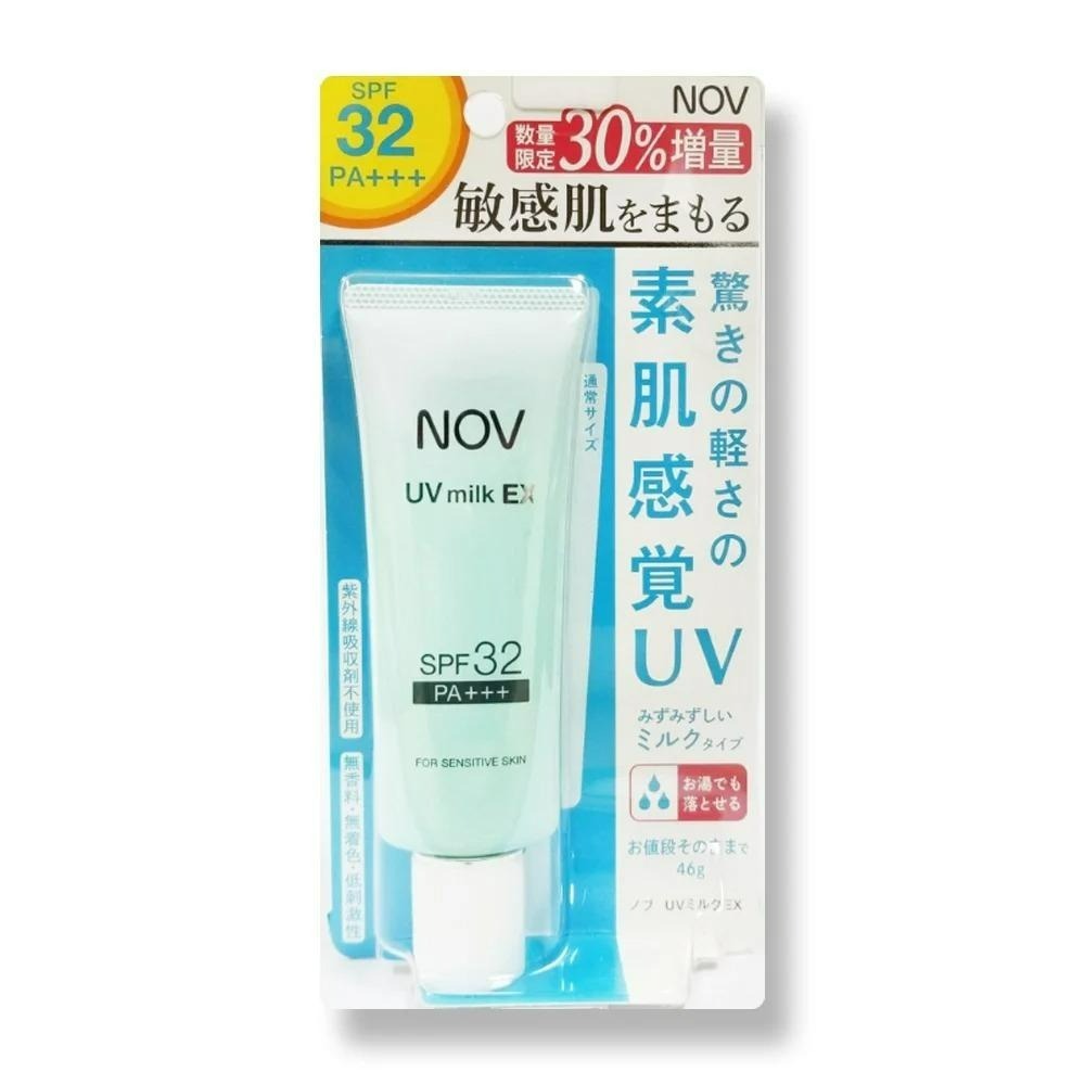 【限量增量版】NOV 娜芙防曬水凝乳SPF32 PA+++46g 臉部.身體兒童也可用【瑞昌藥局】015378-細節圖2