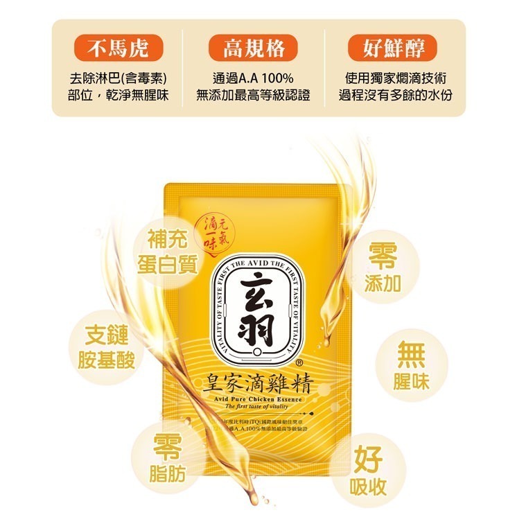【玄羽】皇家滴雞精60ml 10入/盒 (黑羽土雞滴雞精)【瑞昌藥局】017525-細節圖5