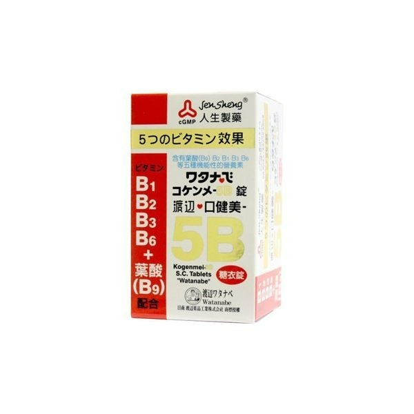 人生製藥 渡邊口健美5B糖衣錠120錠【瑞昌藥局】007847-細節圖2