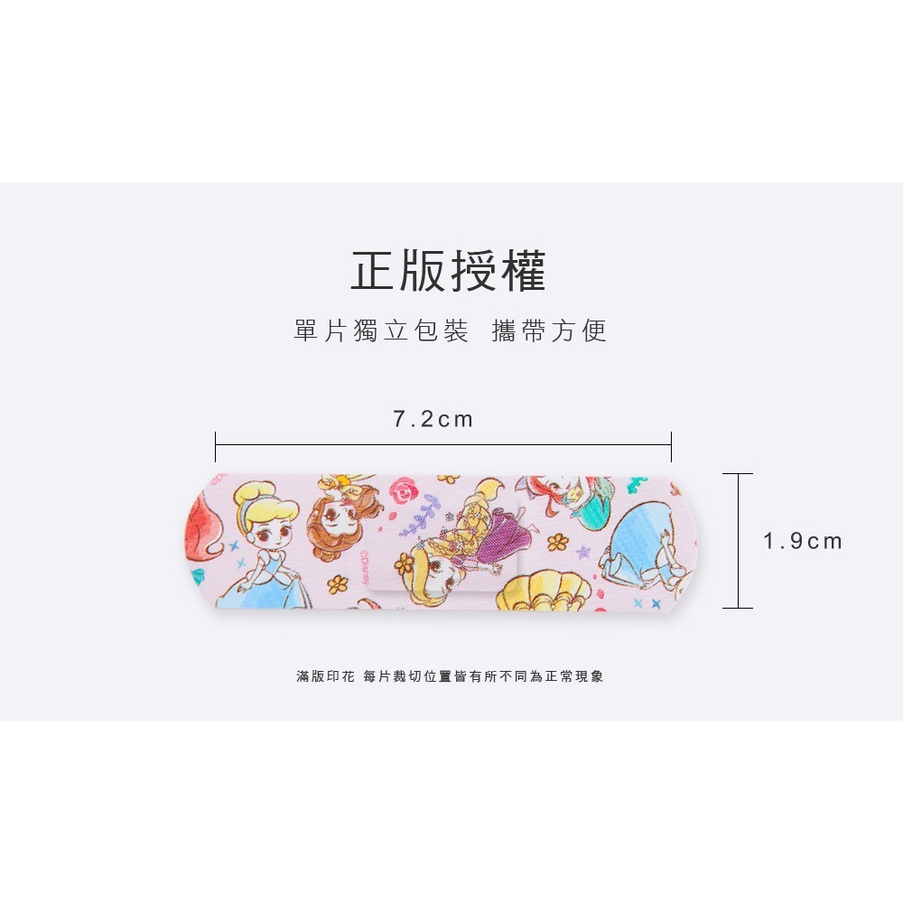 ONEDER 旺達 迪士尼公主系列貼繃-好朋友 OK繃 舒適貼繃(20片/盒)【瑞昌藥局】020866-細節圖8