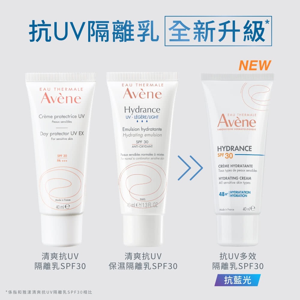 AVENE雅漾 抗UV多效隔離乳SPF30 40ml  防曬保濕【瑞昌藥局】021936-細節圖5