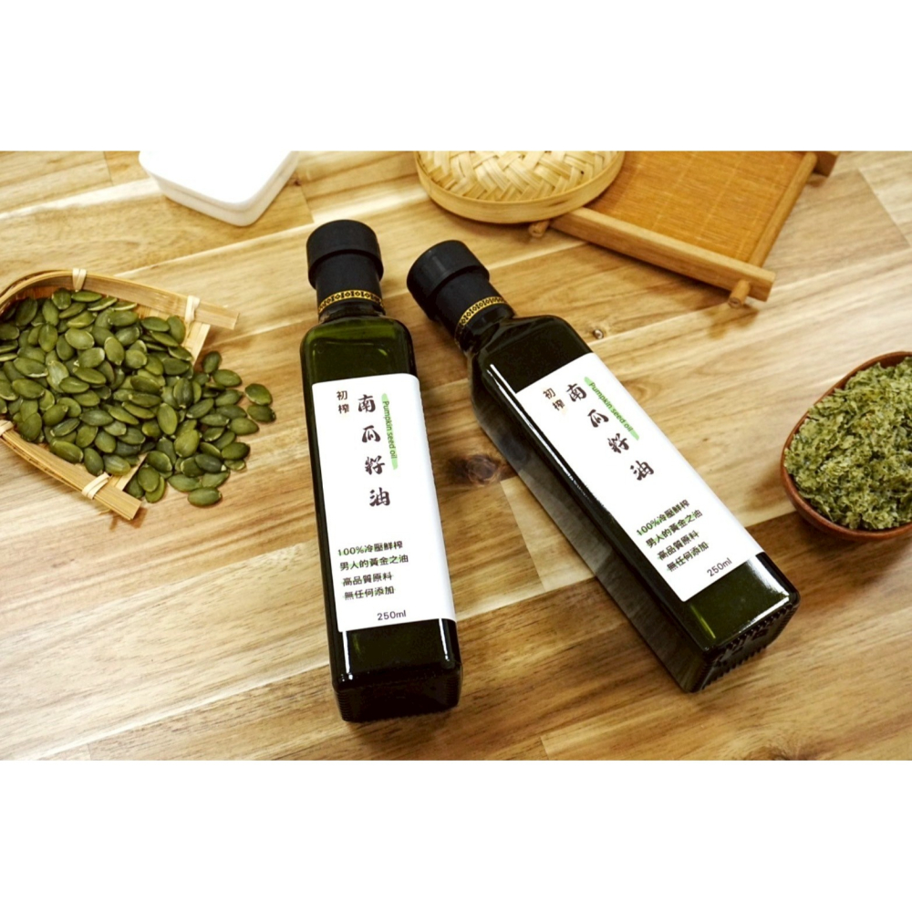 手工初榨_南瓜籽油(贈一包南瓜籽油粕)-細節圖2
