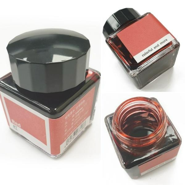 RAYRAYGO 采墨 tramol【日常四色墨水】25ml 黑/藍/紅/藍黑 鋼筆 繪畫練字 基礎色 不含粉 非碳素-細節圖6