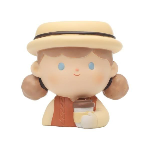 RAYRAYGO 花盆擺件【甜蜜出遊系列】4款 樹脂 有孔 多肉花盆 收納筆筒 可愛花盆 桌面擺件 花器 居家裝飾-細節圖2