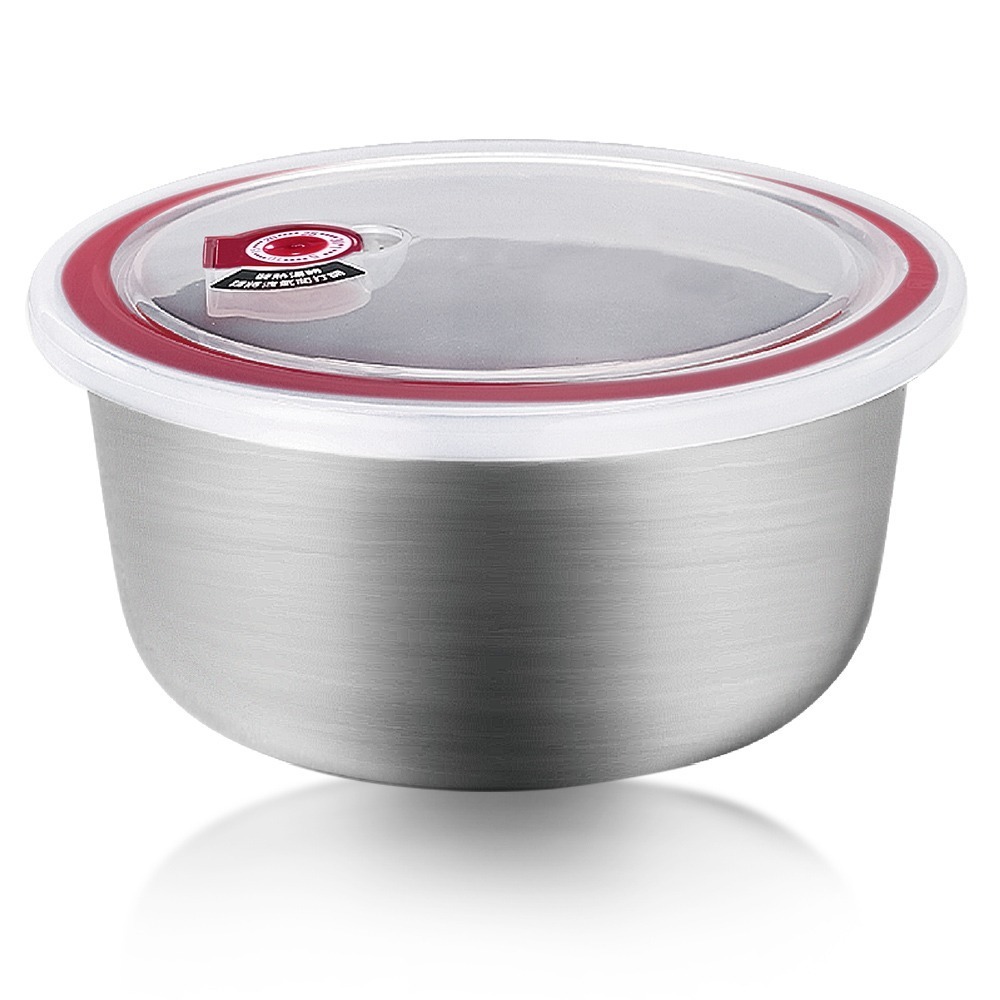 【Buffalo牛頭牌】304不鏽鋼保鮮料理盆(含密封蓋)6件組-細節圖4