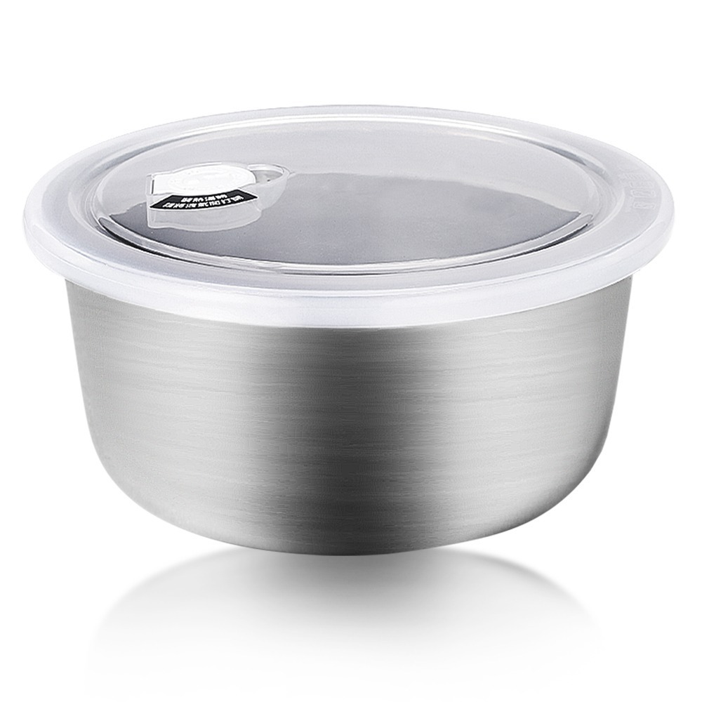【Buffalo牛頭牌】304不鏽鋼保鮮料理盆(含密封蓋)6件組-細節圖5