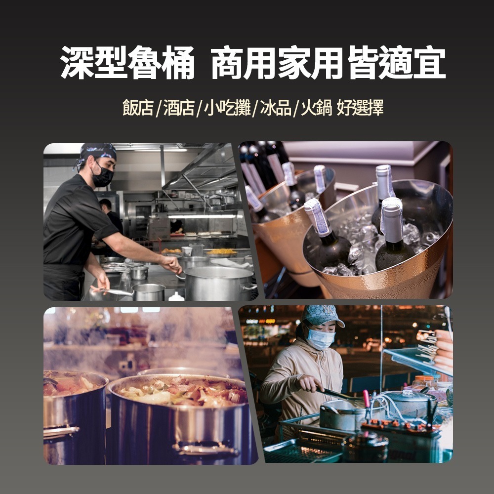 【Buffalo牛頭牌】304不鏽鋼深型雙耳湯鍋(燉湯鍋/魯桶/滷桶/營業用/IH.電磁爐適用)-細節圖7
