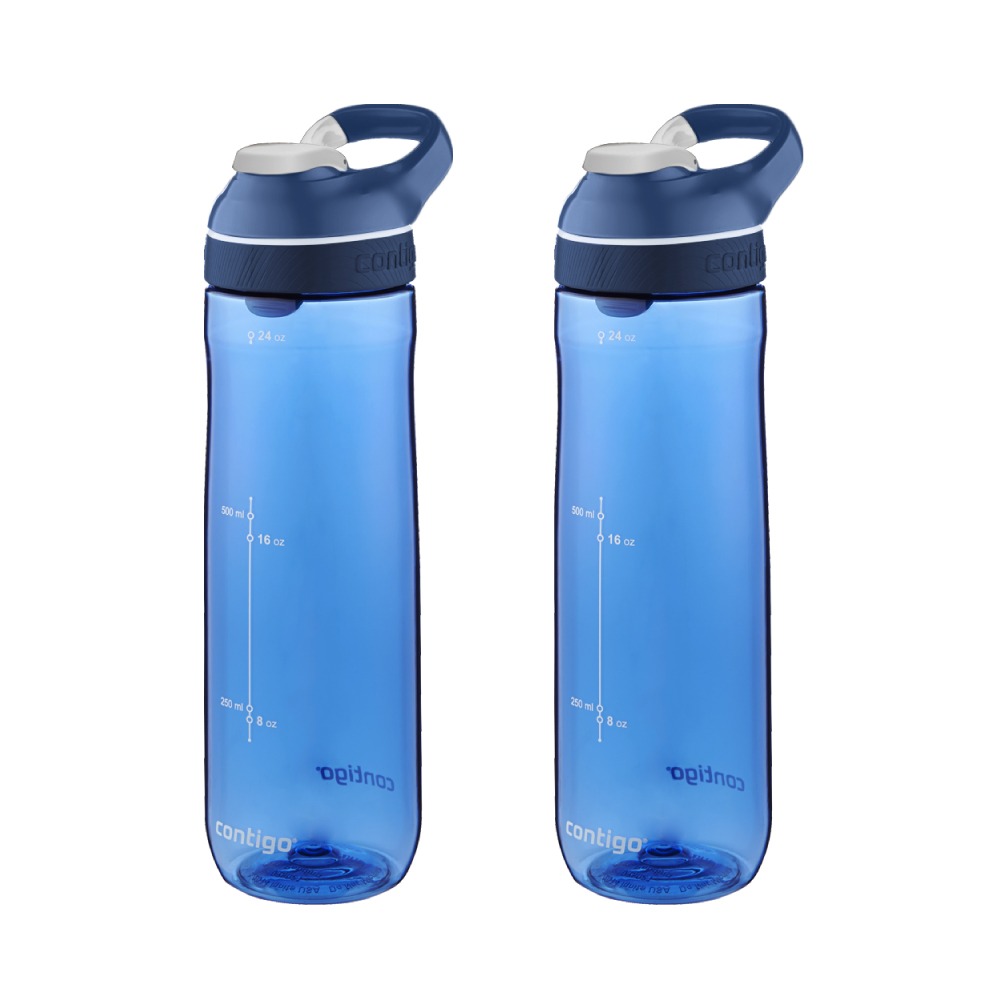 【美國Contigo】買1送1_Tritan防漏彈蓋吸管水瓶709ml(台灣總代理 運動水瓶 水壺 吸嘴)-規格圖7
