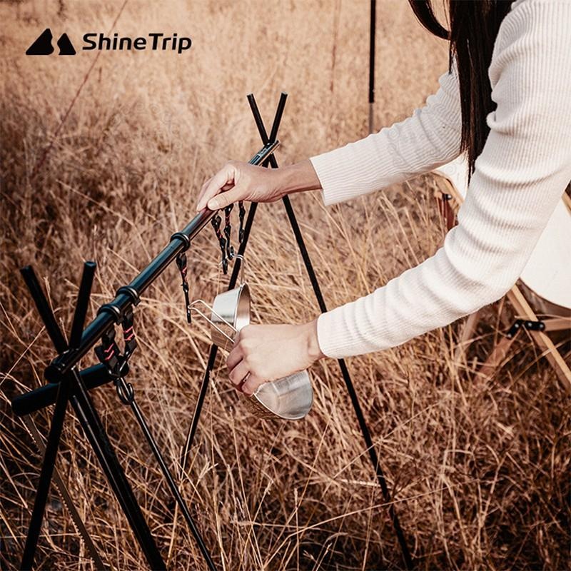 【台灣24H出貨】ShineTrip 山趣 三角置物架 多功能吊掛架 三腳架 三角折疊架 三角置物掛架 露營掛架 吊掛架-細節圖3