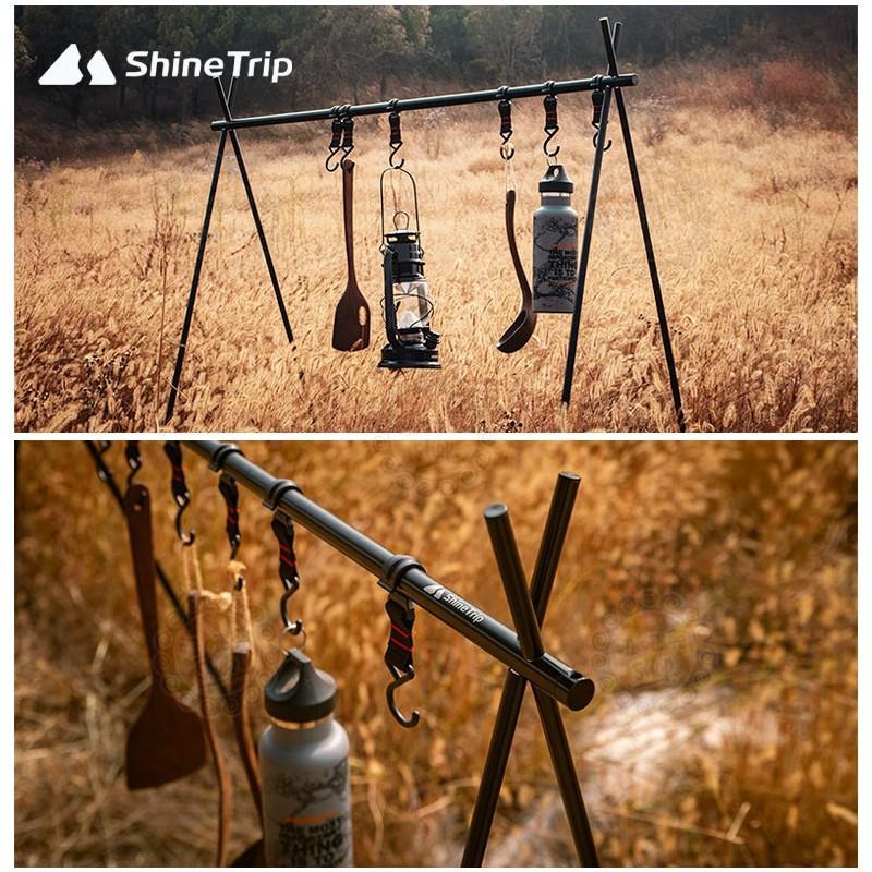 【台灣24H出貨】ShineTrip 山趣 三角置物架 多功能吊掛架 三腳架 三角折疊架 三角置物掛架 露營掛架 吊掛架-細節圖5