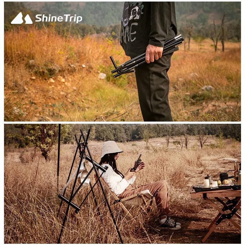 【台灣24H出貨】ShineTrip 山趣 三角置物架 多功能吊掛架 三腳架 三角折疊架 三角置物掛架 露營掛架 吊掛架-細節圖6