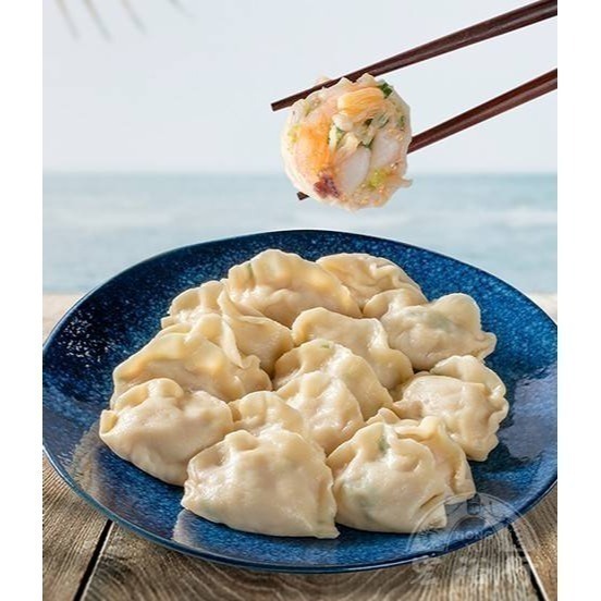 宏裕行-干貝海鮮水餃(20入) <500g> #27盒-細節圖2