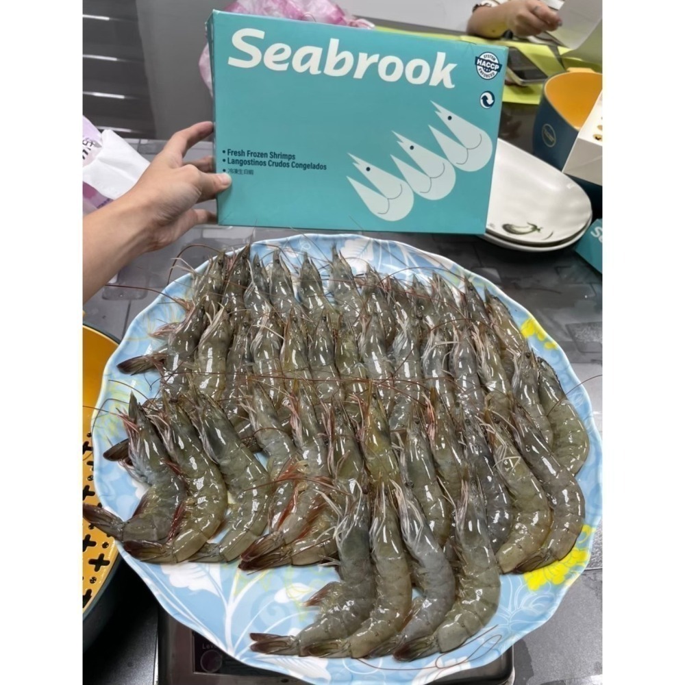 義合旺-Seabrook生凍白蝦 <1050g> #10盒-細節圖2