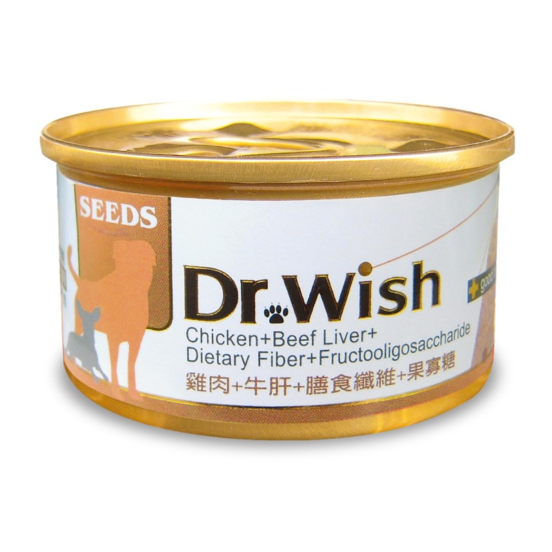 Seeds 惜時 Dr. Wish 愛犬營養食 85g 泥狀 狗罐頭 狗罐 犬罐頭 泥狀罐頭-規格圖2