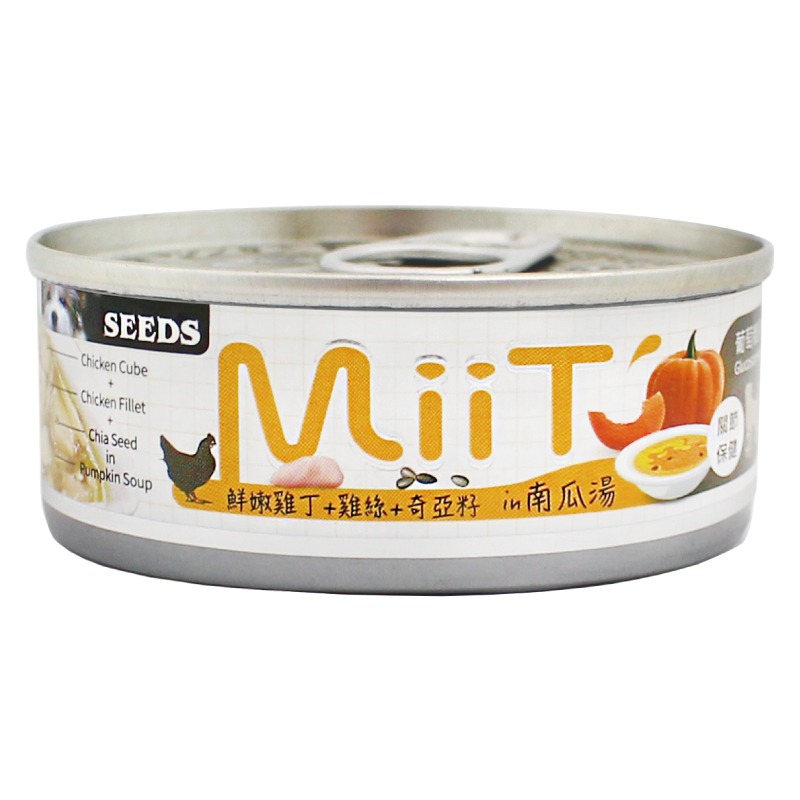 惜時 SEEDS MiiT 有雞愛犬機能湯罐 80g 狗罐 狗罐頭 湯罐 狗湯罐 機能湯罐 犬罐-規格圖2