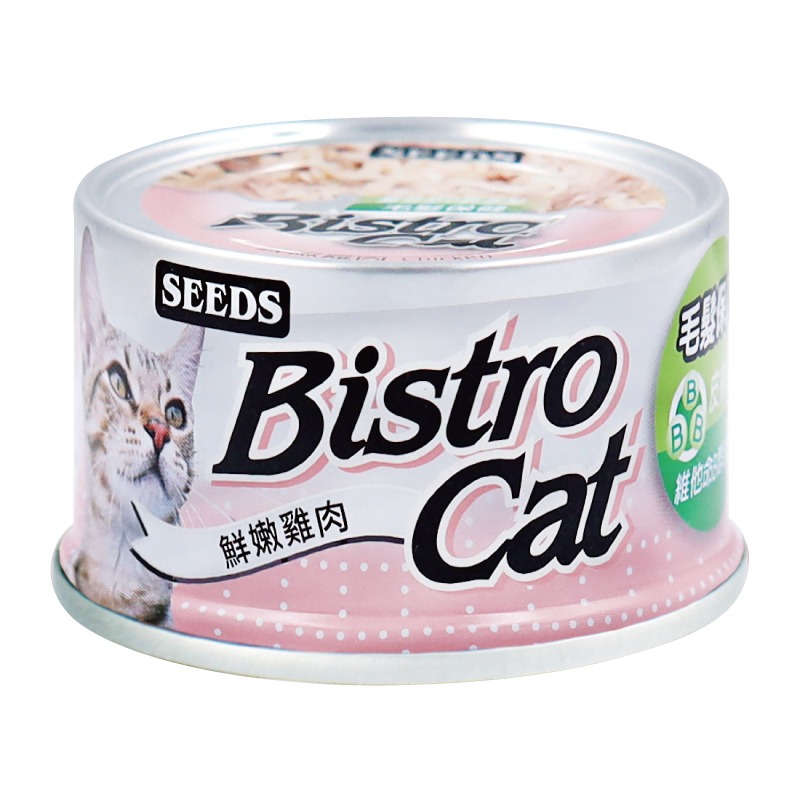 Seeds 惜時 Bistro Cat 特級銀貓健康罐 80g  貓罐 貓咪罐頭 銀貓罐-規格圖2