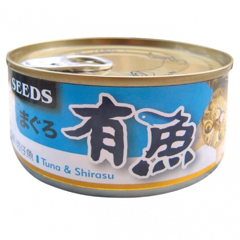 seeds 惜時 有魚貓餐罐 170g 貓罐頭 貓咪罐頭 有魚 鮪魚底 貓咪 有魚罐頭 惜時罐頭-規格圖2