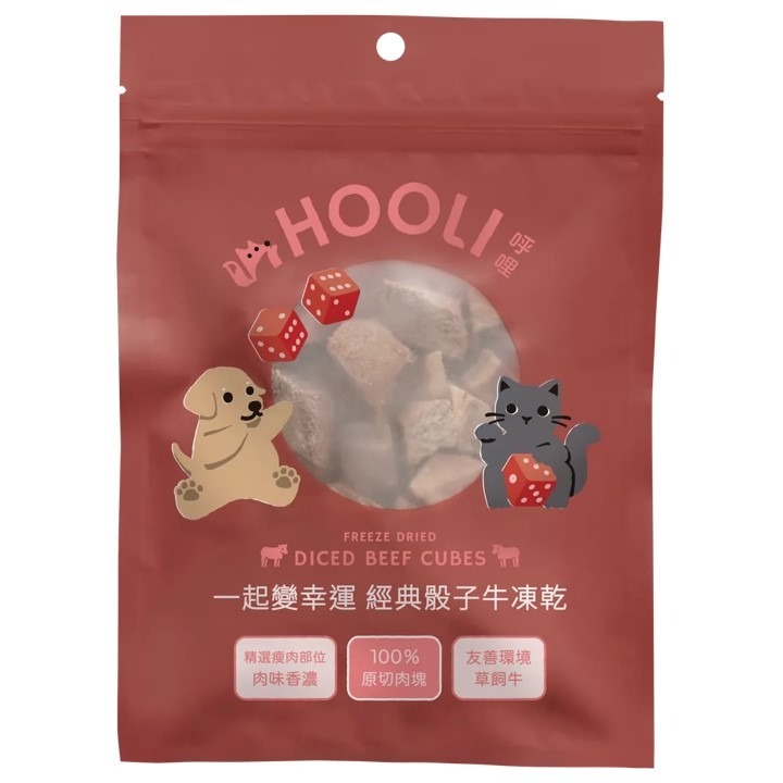 HOOLI 呼哩 犬貓凍乾  凍乾零食 台灣製造 貓點心 狗點心 凍乾零食 寵物凍乾-規格圖1