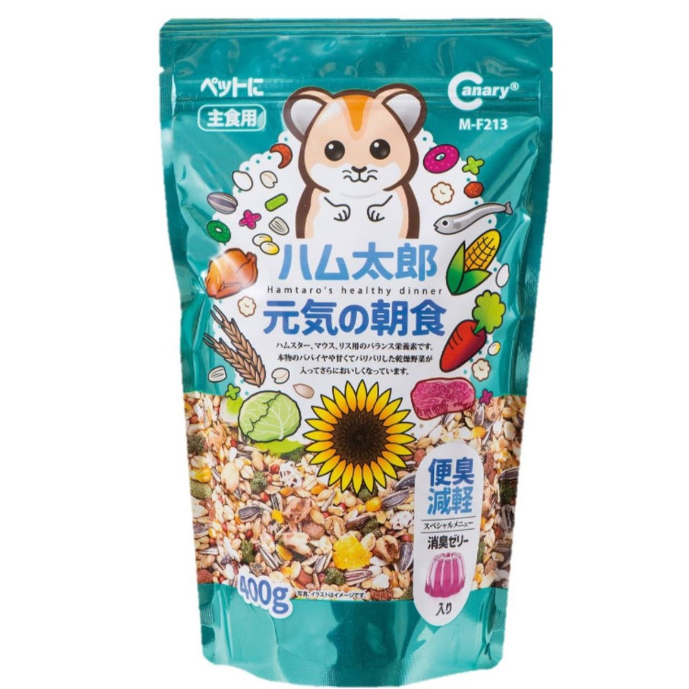 Canary 哈姆太郎 鼠飼料 400g 倉鼠 倉鼠飼料 鼠主食 鼠飼料-規格圖1