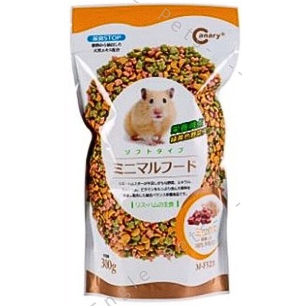 Canary 鼠飼料 哈姆的燒肉食堂 300g 鼠飼料 鼠主食 倉鼠飼料 倉鼠 鼠 黃金鼠-規格圖1