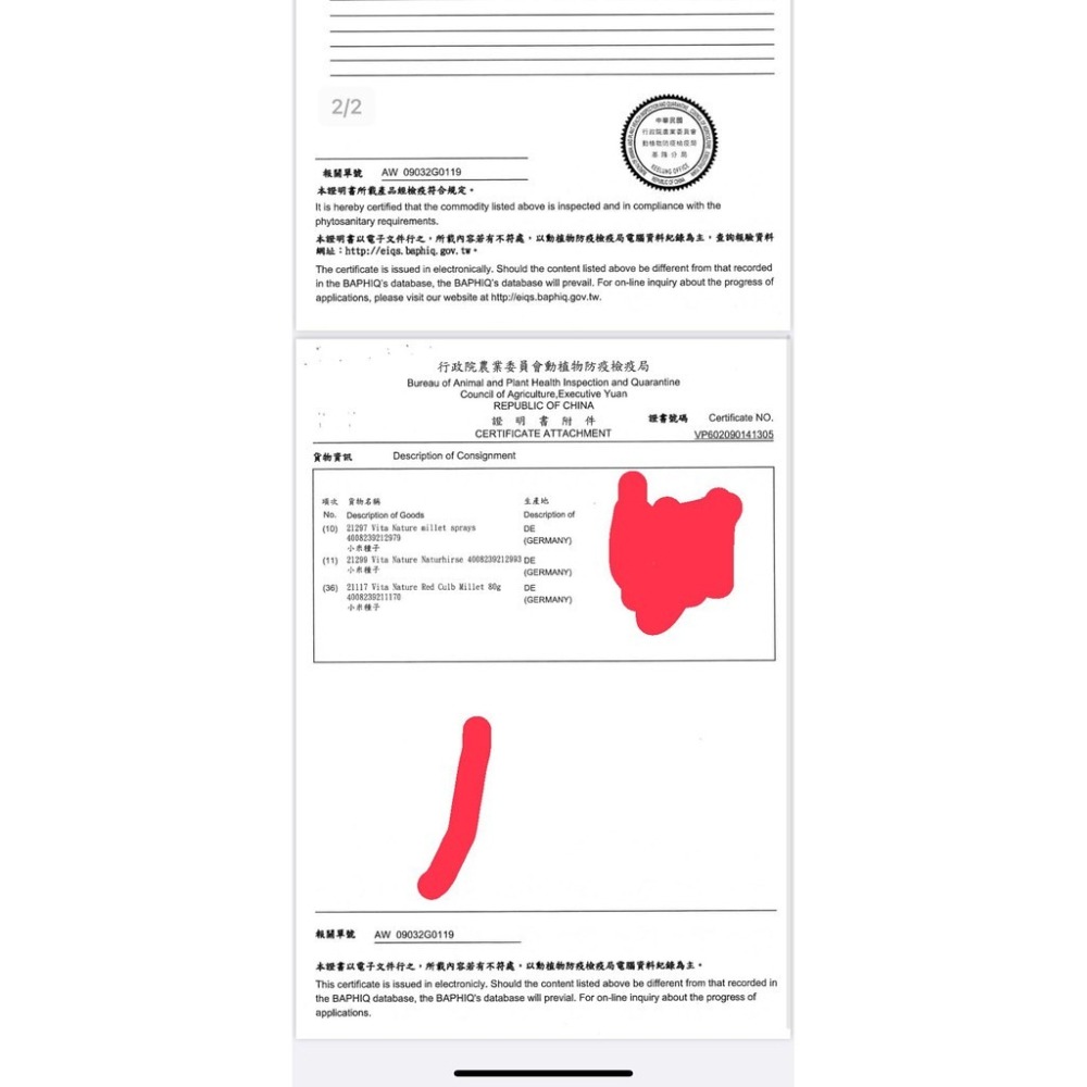 Vitakraft Vita 小米穗 100g 栗米穗 黃米穗 鸚鵡 零食 鳥 點心 黃金鼠 松鼠 倉鼠-細節圖2