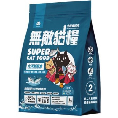 ParkCat 貓樂園 無敵貓糧 全齡貓 貓飼料 天然無穀低碳貓糧 鮮雞蜂王乳 大洋鮮極魚 動力火雞鹿 霸王野雞-規格圖1