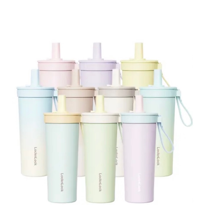 樂扣樂扣 嚼對FUN飲不鏽鋼吸管杯 720ml-細節圖3