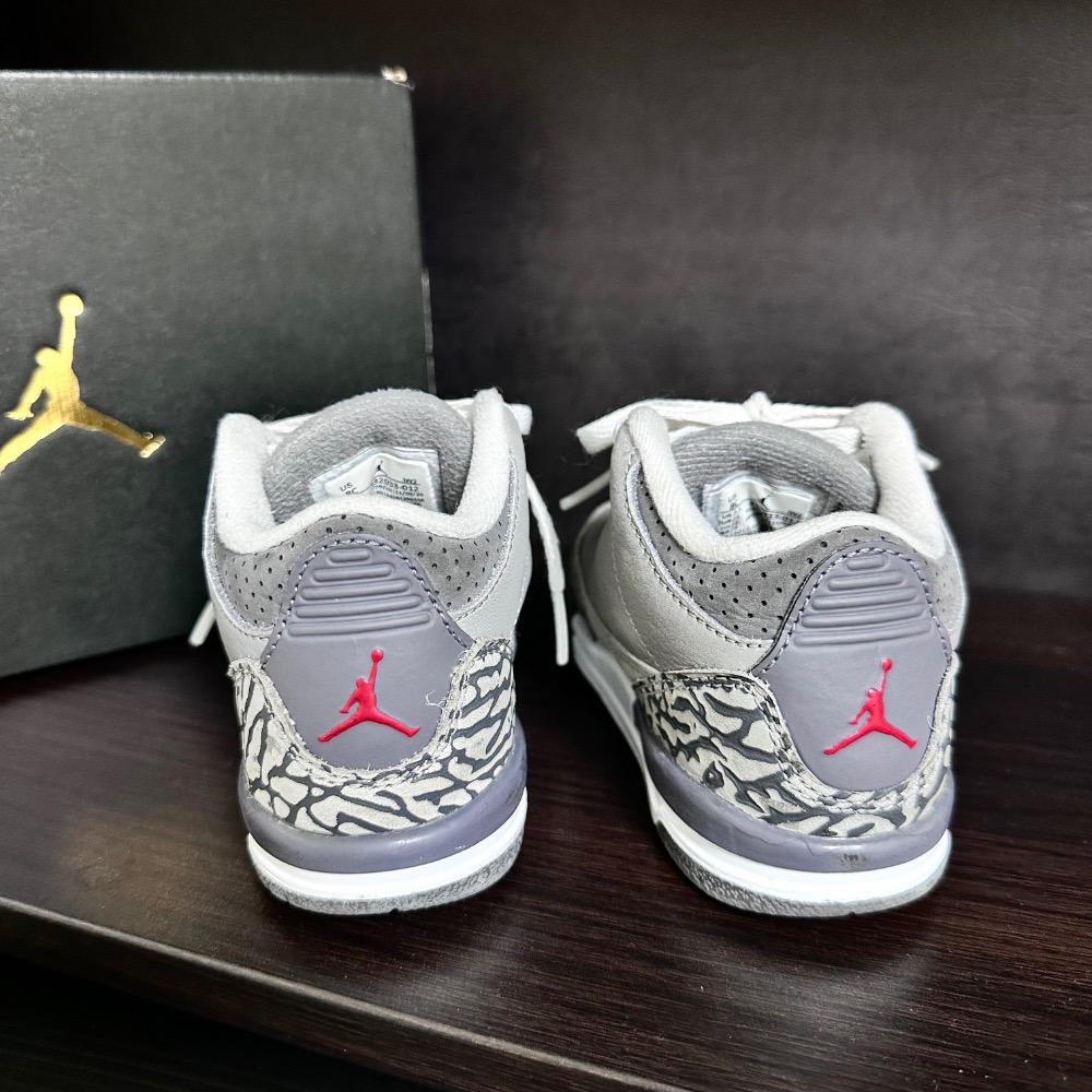 二手Nike Jordan 3 Retro (TD) 嬰幼童運動鞋 學步鞋 14cm