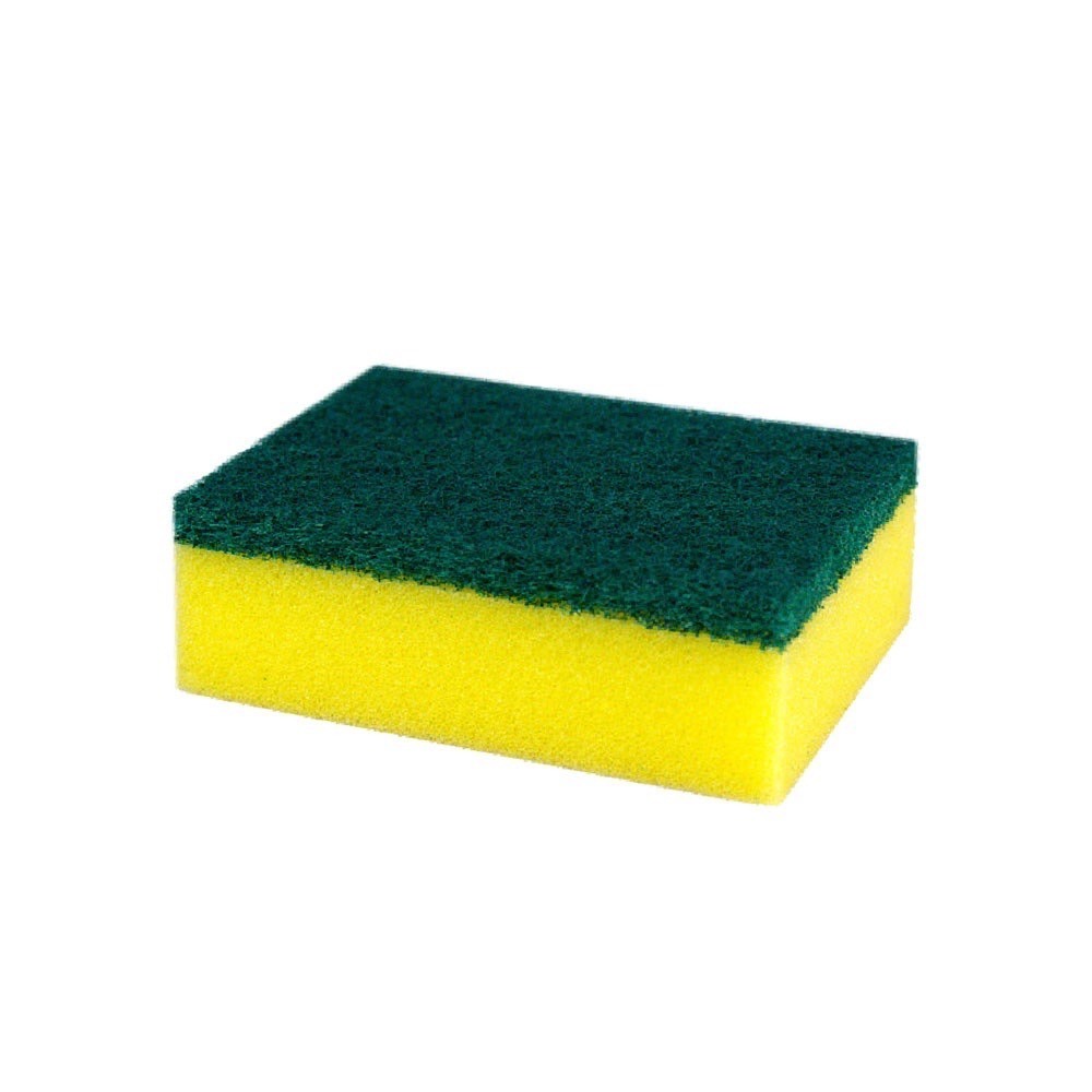 【雙面兩用海綿菜瓜布】廚房百潔布 刷碗布 海綿擦 刷碗布 廚房洗碗洗鍋海綿 雙面魔力擦 廚房清潔用品 菜瓜布-規格圖6