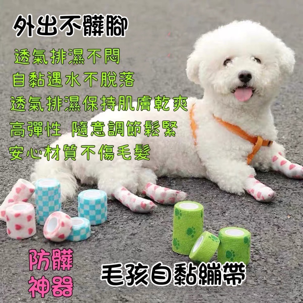 [台灣現貨24H發貨]護指 彈力自黏繃帶 可愛護指繃帶  防磨防護繃帶  自粘繃帶運動彈性繃帶 自黏貼布繃帶-細節圖2