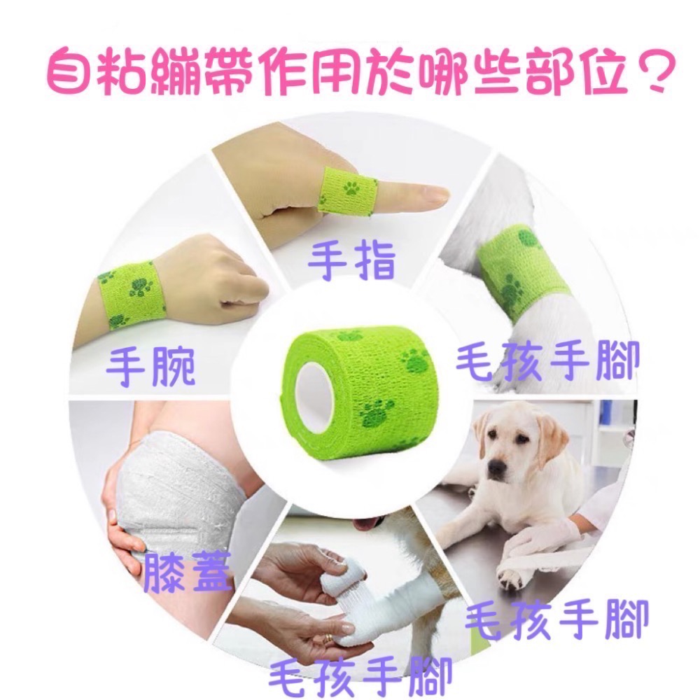 [台灣現貨24H發貨]護指 彈力自黏繃帶 可愛護指繃帶  防磨防護繃帶  自粘繃帶運動彈性繃帶 自黏貼布繃帶-細節圖11
