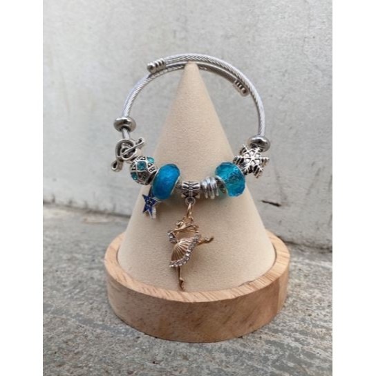 礦日緋石 -♞- 跳舞少女水晶手環 -♞--細節圖3