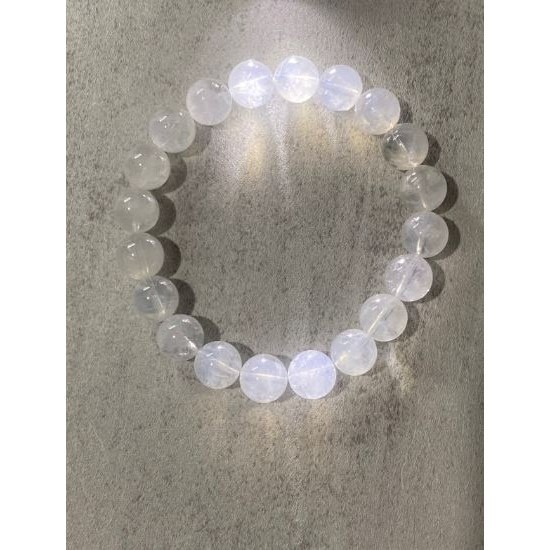 -♞-藍針水晶手串-♞- 顯針 天使羽翼 靈性 白水晶 異象水晶 手鍊 手串-細節圖9