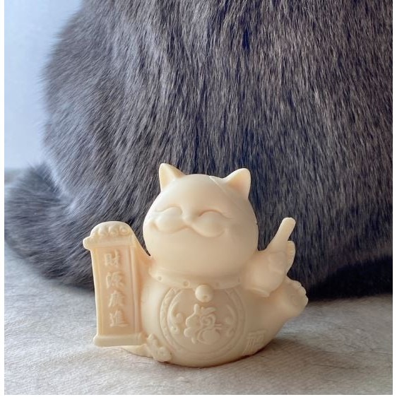 -♞- 象牙果擺飾 -♞- 招財貓 招財納福 擺飾 擺件 桌上小物 玄關 財位-細節圖8