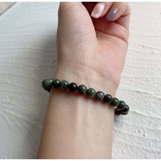 -♞- 滿礦紫、綠幽靈 -♞- 綠幽靈 幽靈家族 招財 水晶 手珠 手鍊 水晶手串-細節圖6