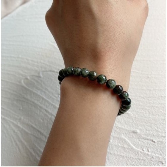 -♞- 滿礦紫、綠幽靈 -♞- 綠幽靈 幽靈家族 招財 水晶 手珠 手鍊 水晶手串-細節圖7