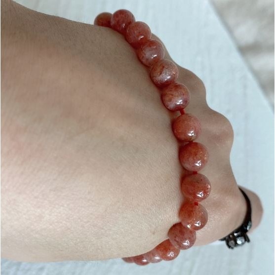 -♞- 金太陽 -♞- 金太陽石 太陽石 草莓晶 金草莓 金草莓晶 手珠 手鍊 水晶手串-細節圖3