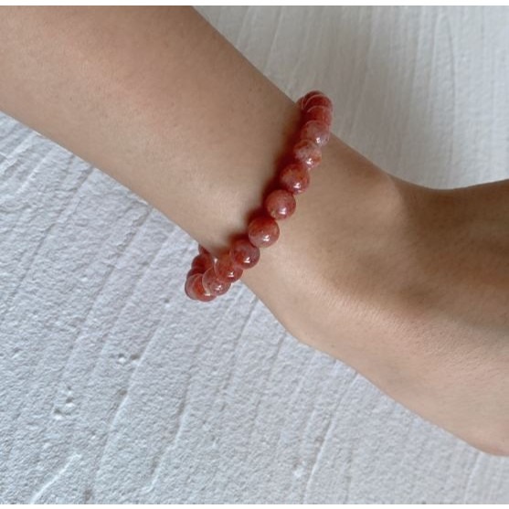 -♞- 金太陽 -♞- 金太陽石 太陽石 草莓晶 金草莓 金草莓晶 手珠 手鍊 水晶手串-細節圖4
