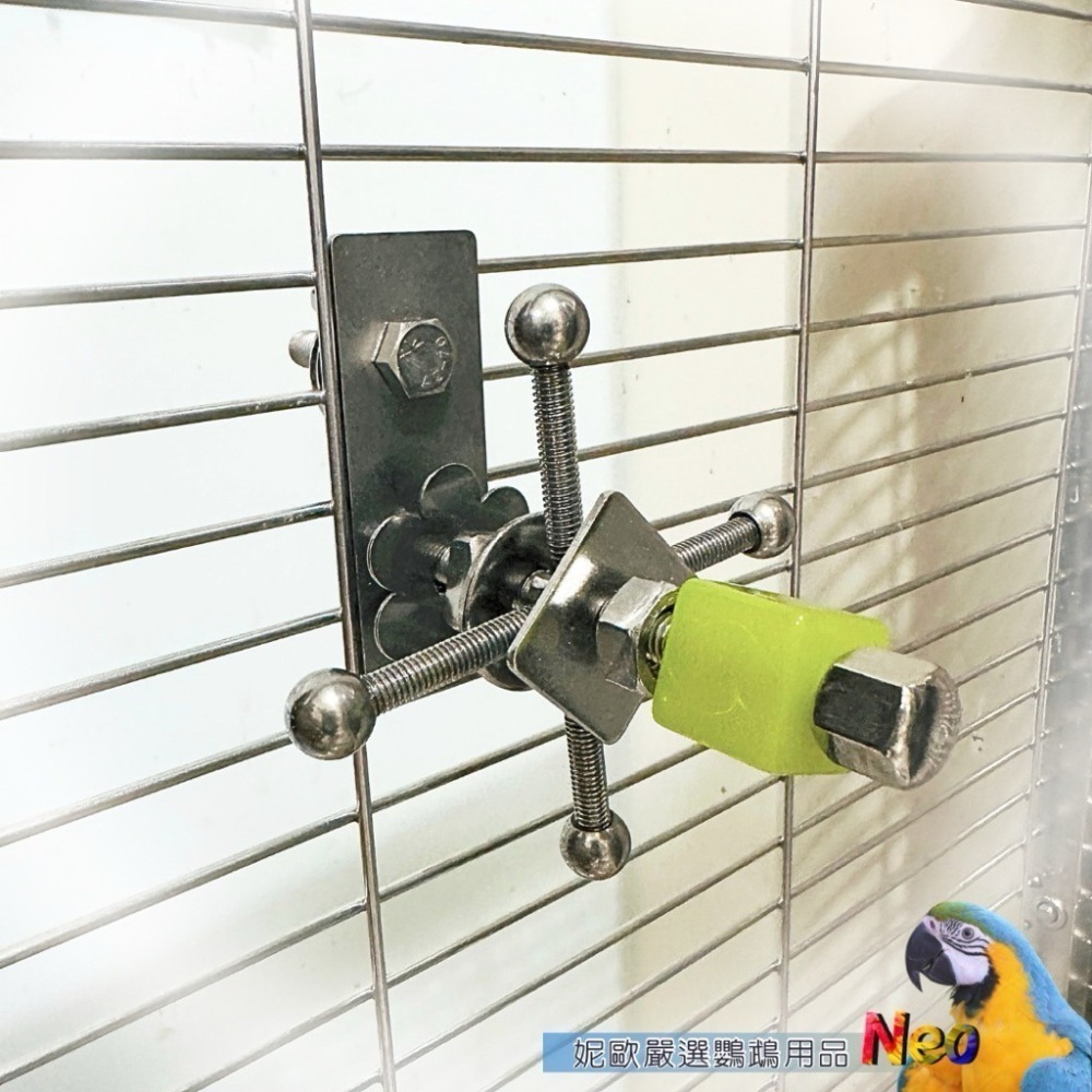 304不鏽鋼玩具 時來運轉 玩轉鳥聲 玩不壞的玩具 可水洗 好清潔 妮歐小賣部｜鸚鵡用品玩具首選 🚚24H快速出貨-細節圖7