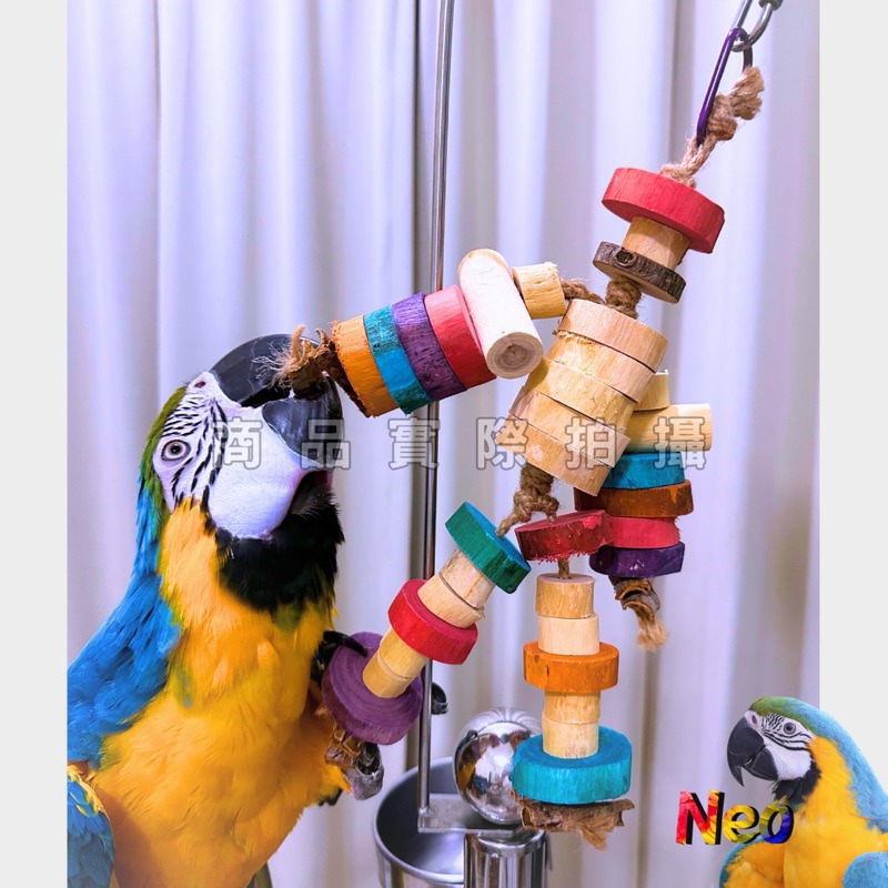 天然啃咬玩具 軟爛木頭人1號 陪伴木頭人 耐打工具人 任妮啃咬不還手 妮歐小賣部｜鸚鵡用品玩具首選 🚚24H快速出貨-細節圖4