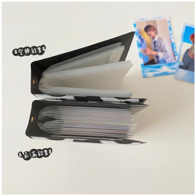 （現貨秒出）韓國 ins 乳牛紋 3寸拍立得卡冊 偶像明星愛豆小卡 咕卡 收納冊 追星必備-細節圖6