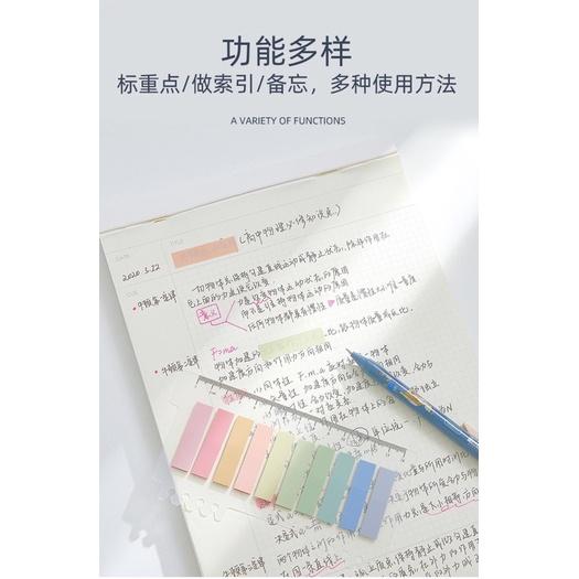 （現貨秒出）韓國ins風 pet莫蘭迪復古色活頁索引便利貼 清新手帳尺拼貼 偶像愛豆小卡換卡出卡必備 追星必備 手帳必備-細節圖4