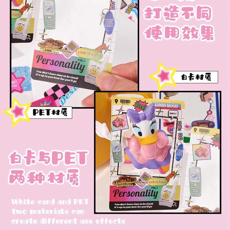(🆕）寓見誠品原創 趣味拼貼 15入 偶像明星愛豆專輯小卡 卡膜PET 貼紙包 可愛咕卡 邊框手帳DIY裝飾 追星必-細節圖8