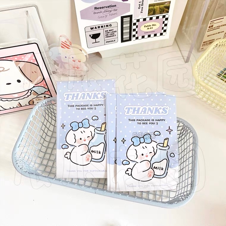 （🆕）瓜瓜花園新品 小紅書打包必備  原創可愛小狗 咚咚封口貼 偶像明星愛豆專輯小卡出卡貼紙 貴婦包裝 打包追星必備-細節圖4